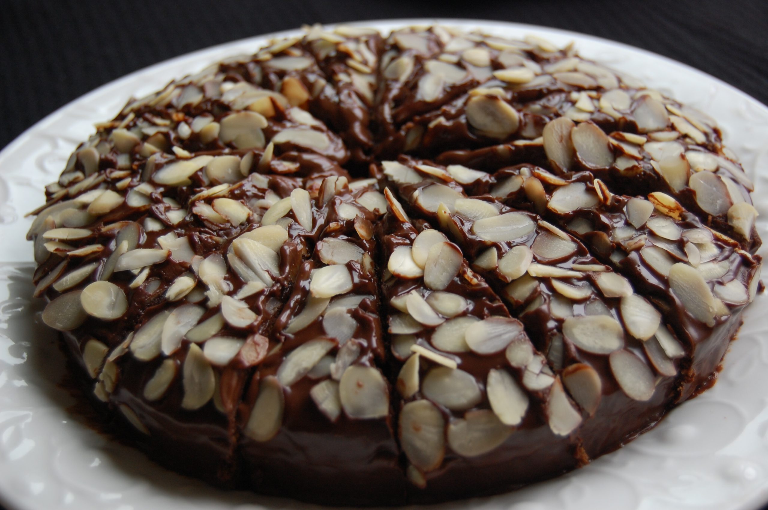 Almost-Flourless Chocolate Almond Cake - The Hungary Buddha Eats the World